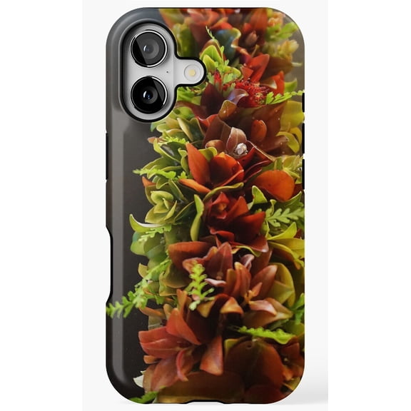 Lei Liko Hawaiian Floral Garland Nature Art Phone Case for iPhone 11 12 13 14 15 16 17 Pro Max