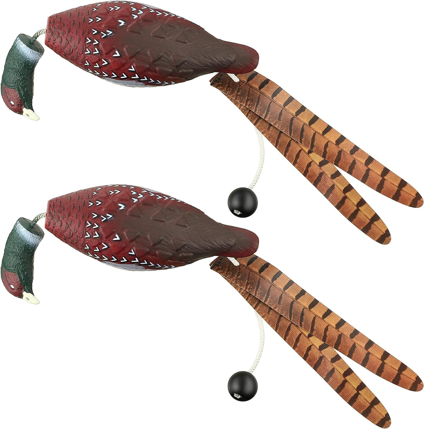 Lei Song Saillong 2 Pack Pheasant Toy compatible Dog Training, Pheasant