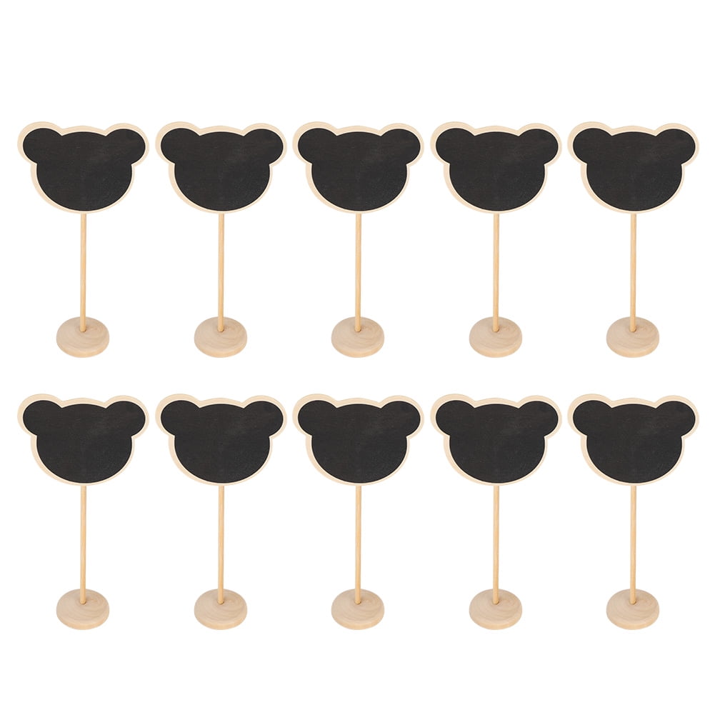 LeiKong Message Board Decor Wooden Party Table Blackboard Decoration