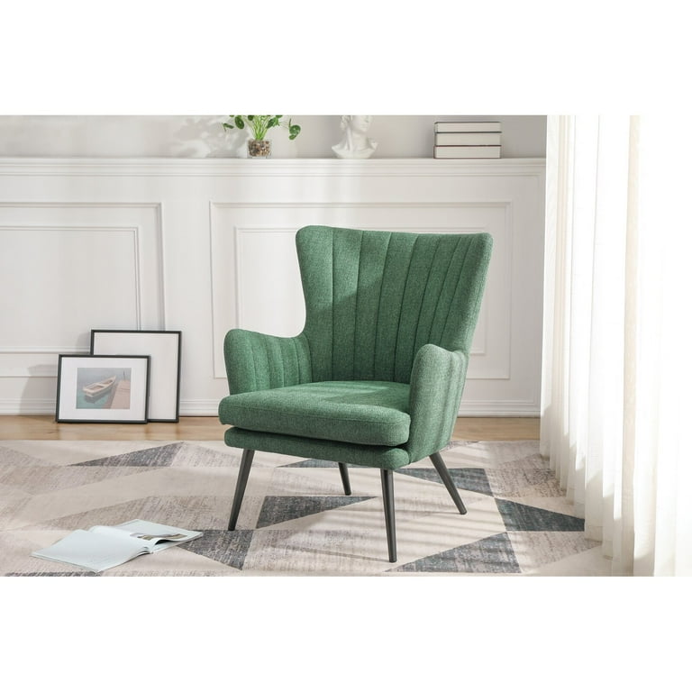 Leib 28 Wide Tufted Armchair 10.5 H Seat Height Inches