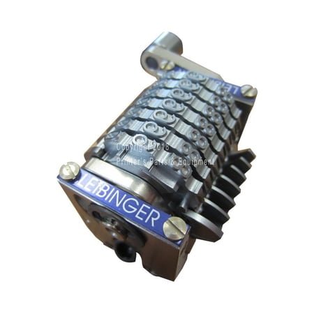 Leibinger Rotary 7 Digit Numbering Machine for GTO Straight 3/16" Backward