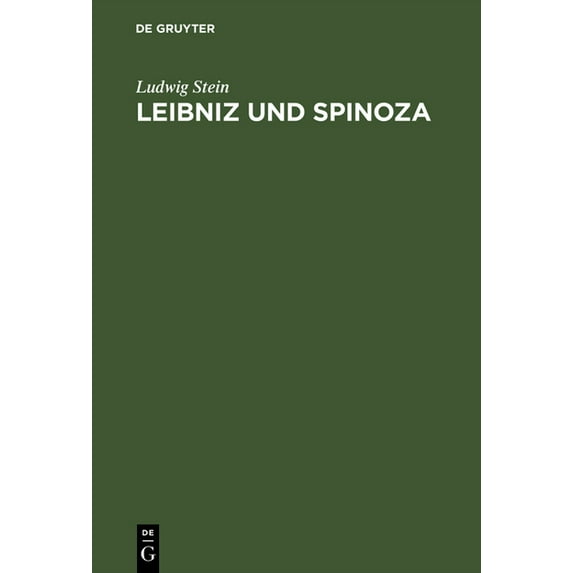 Leibniz und Spinoza, (Hardcover)