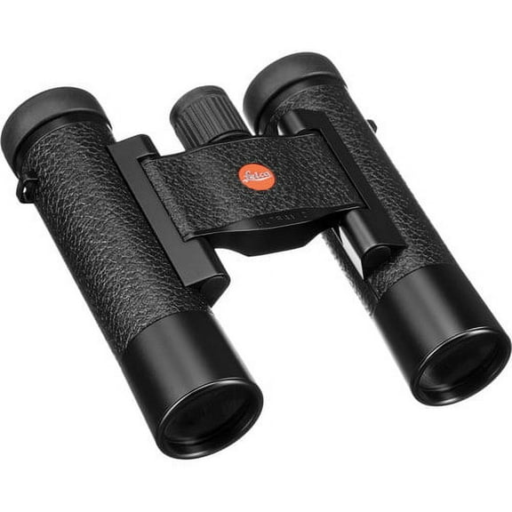 Leica 10x25 Ultravid Blackline Binocular (Black with Black Leather)