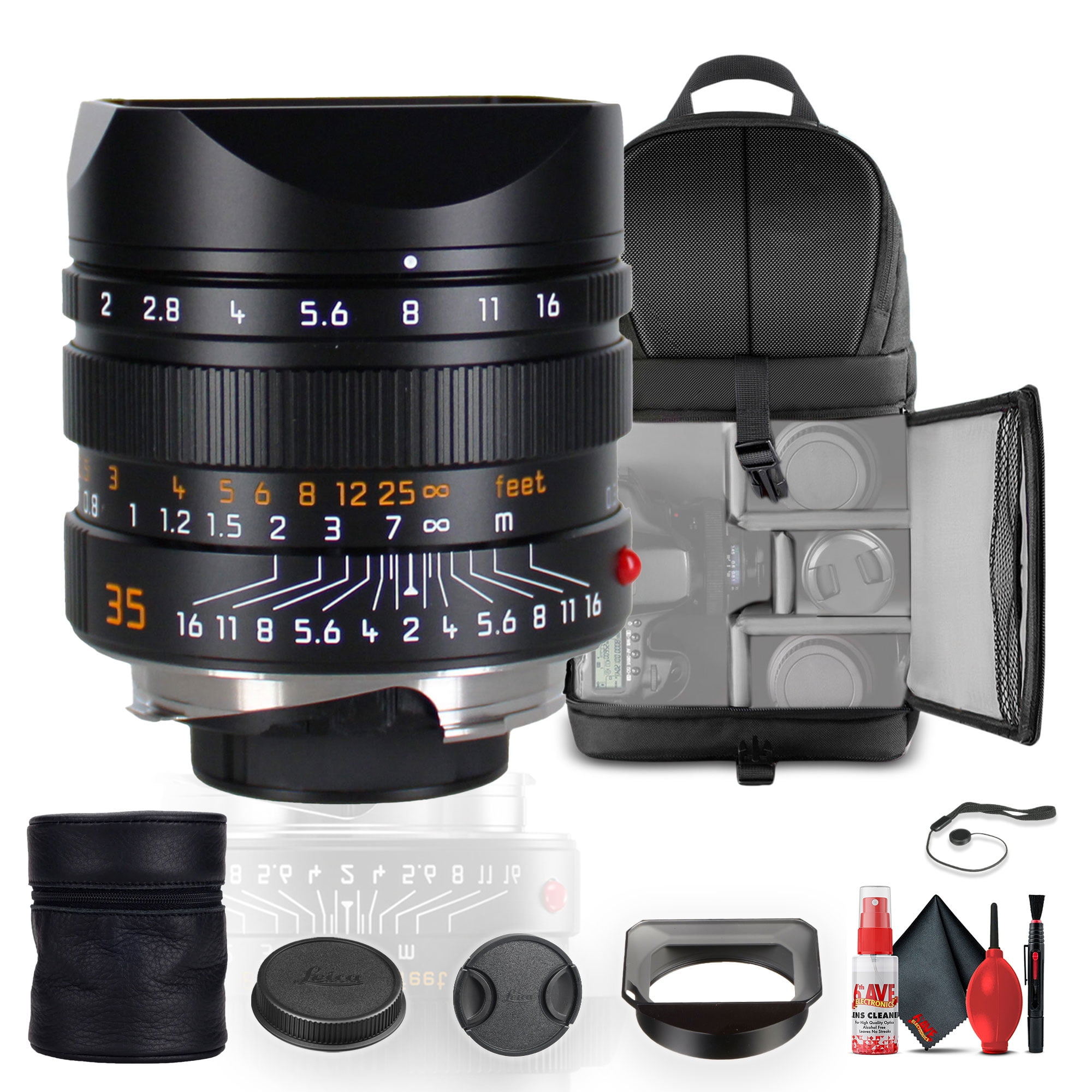 Leica APO-Summicron-M 35mm F/2 ASPH Lens Bundle Including