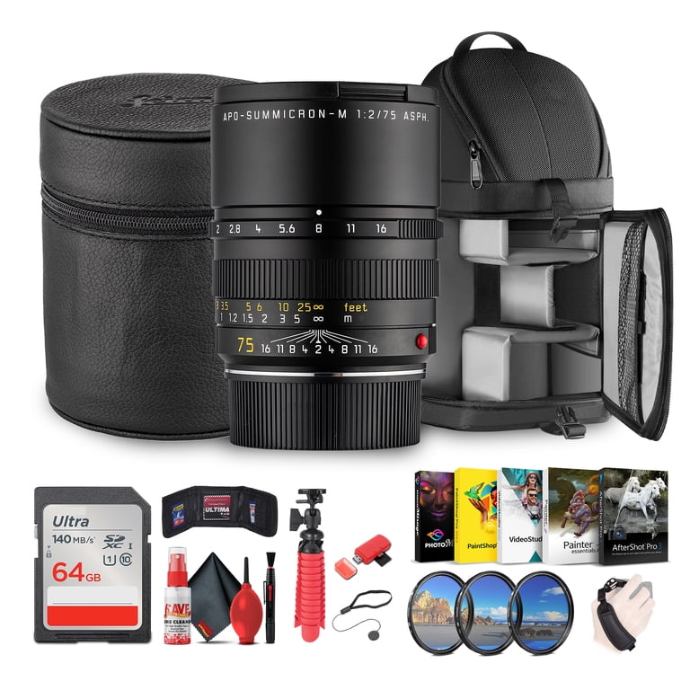 Leica APO-Summicron-M 75mm f/2 ASPH. Lens Black | Compact M-Mount