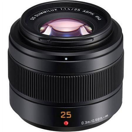 Leica - DG Summilux 25mm f/1.4 Lens for Lumix GX7 - Black