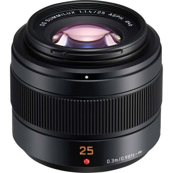 Leica - DG Summilux 25mm f/1.4 Lens for Lumix GX7 - Black