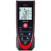 Leica DISTO D2 New 330ft Laser Distance Measure with Bluetooth 4.0, Black/Red