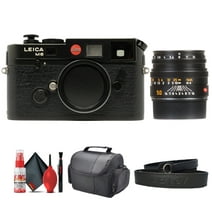Leica M6 Rangefinder 35mm Fully Mechanical Operation Camera (10557) + Leica Summicron-M 50mm f/2 Lens + Bag + Cleaning Kit