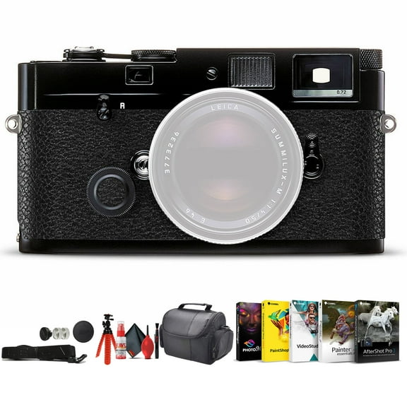 Leica MP 0.72 Rangefinder Camera (10302) + Corel Photo Software + Bag + Flex Tripod + Cleaning Kit