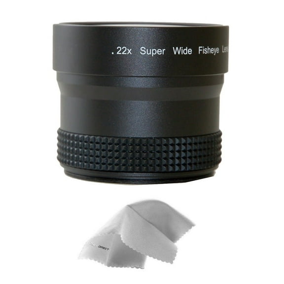 Leica Q (Typ 116) 0.21x-0.22x High Grade Fish-Eye Lens + Nwv Direct Micro Fiber Cleaning Cloth