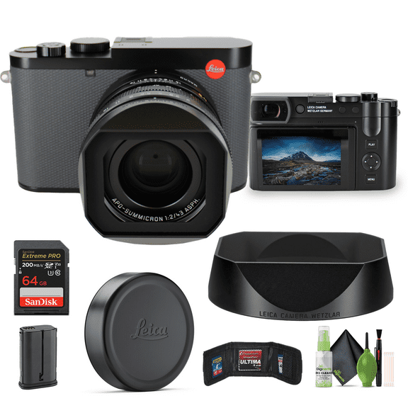 Leica Q3 43 Compact Digital Camera New 19084 60MP Full-Frame BSI CMOS Sensor Bundle