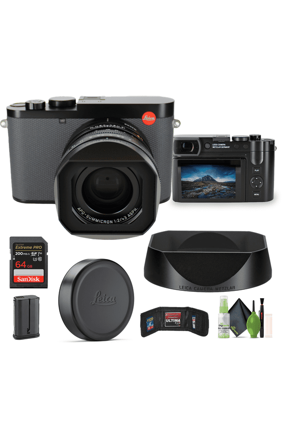 Q3 43 Compact Digital Camera New 19084 60MP Full-Frame BSI CMOS Sensor Bundle