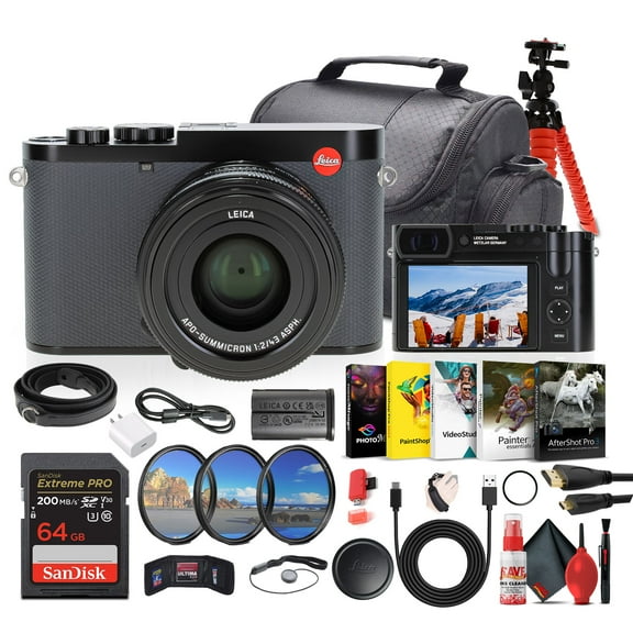 Leica Q3 43 Compact Portable Powerful Digital Camera + 128GB Memory Card + More