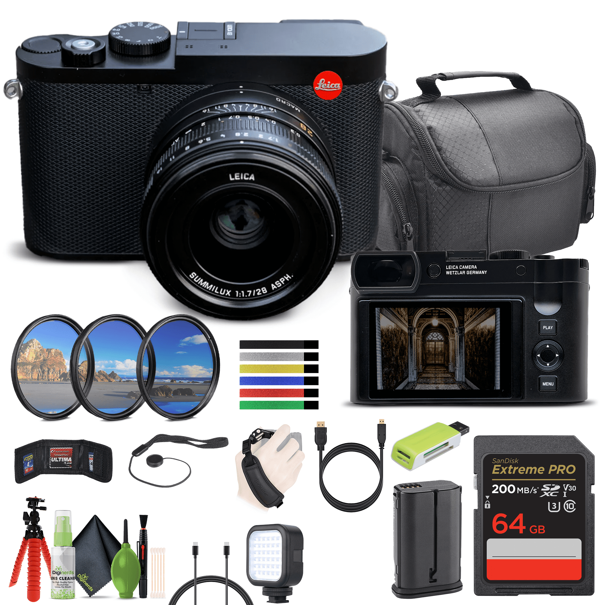 Leica Q3 Compact Digital Camera, 60MP Full-Frame BSI CMOS Sensor