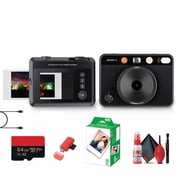 Leica SOFORT 2 Instant Camera   100 Years of Leica Limited Edition, Hybrid Digital & Instant Print, Premium Design + 64GB MicroSD Card + USB Card Reader + instant Film 2x 10 Pack + More