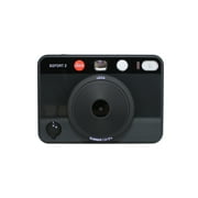 Leica Sofort 2 Digital and Instant Photo Camera with LCD Display, Two Shutter Releases, 10 Lens Effects, and Leica FOTOS App Support Black