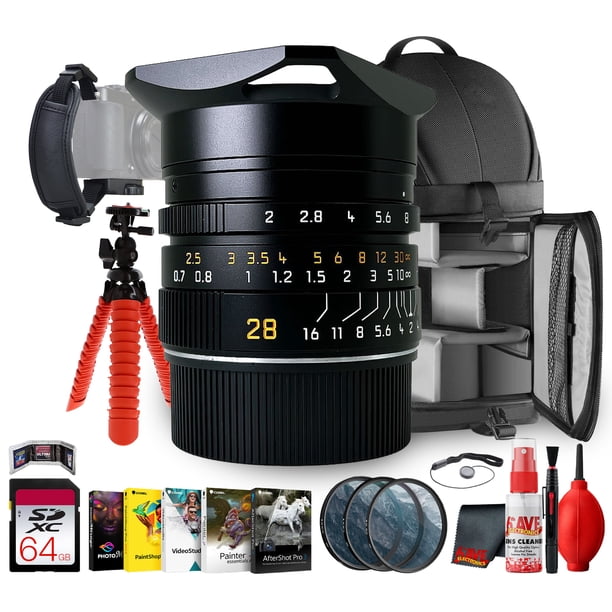 Leica Summicron-M 28mm f/2 ASPH Lens, M-Mount Prime, Compact Wide