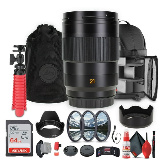 Leica Super-APO-Summicron-SL 21mm f/2 ASPH. Lens (L-Mount) + Sling Backpack + More
