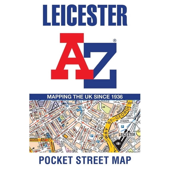 Leicester Pocket Street Map, (Hardcover)
