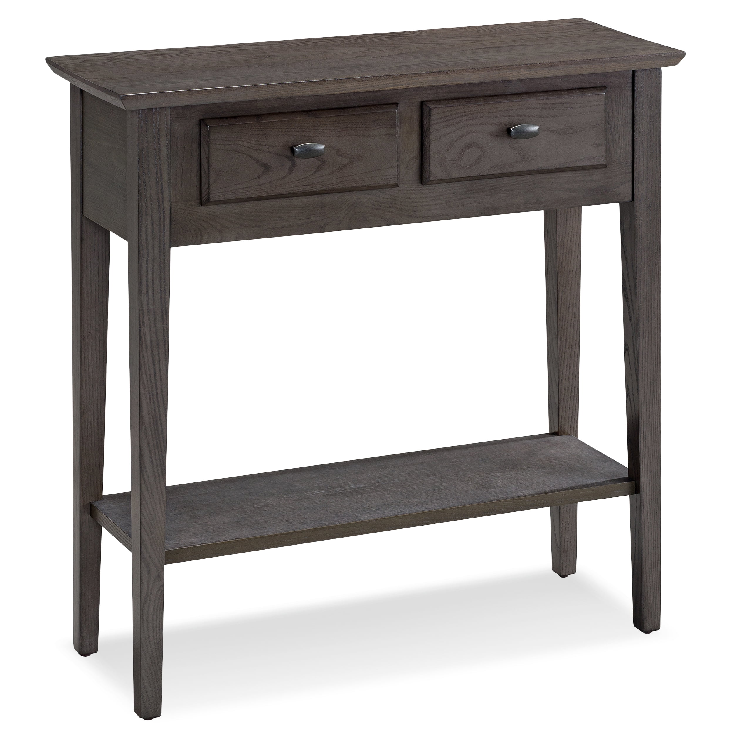 Leick home narrow sofa sale table with shelf