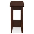 thumbnail image 1 of Leick Home 10505 Laurent Narrow End Table with Shelf, Chocolate Cherry, 1 of 15