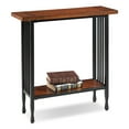 thumbnail image 1 of Leick Home Ironcraft Rustic Console Table with Shelf, Mission Oak, 1 of 16