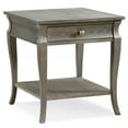thumbnail image 1 of Leick Home 11607-GW Luna One Drawer Side Table and Shelf, Gray Wash, 1 of 14