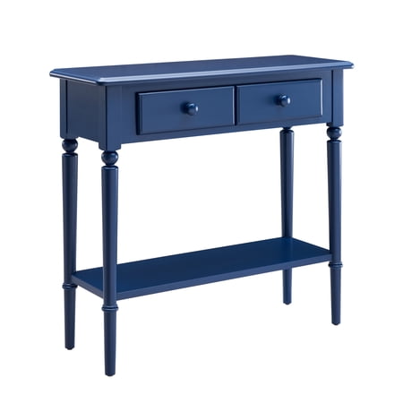 Solid Wood Coastal Narrow Hall Console Table with Drawer Storage, Entryways and Living Rooms
