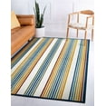 thumbnail image 1 of Leick Home Blithe Rectangle Colorful Stripes Indoor/Outdoor Area Rug, 3'x5', 1 of 20
