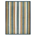 thumbnail image 1 of Leick Home Blithe Rectangle Colorful Stripes Indoor/Outdoor Area Rug, 5'3"x7', 1 of 7