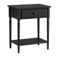 thumbnail image 1 of Solid Wood Coastal Nightstand with USB-C Charging Station, Soft-Close Drawer, Bedrooms and Living Rooms, 1 of 15