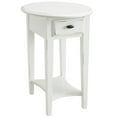 thumbnail image 1 of Leick Home Haven Ridge Oval End Table in Farmhouse White, 1 of 19