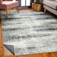thumbnail image 1 of Leick Home Zielle Area Rug in Watercolor Gray with Rug Pad, 7-Foot-10-Inch by 10-Foot, 1 of 23