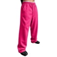 thumbnail image 1 of Leidass Men Mens Baggy Sweatpants Wide Leg Loose Fit Streetwear Athletic Drawstring Workout Pants with Pockets Hot Pink XL, 1 of 8