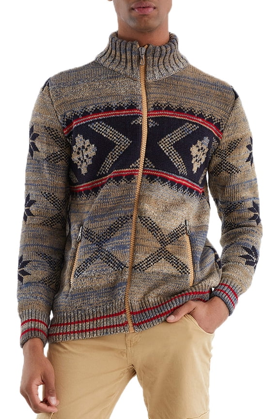 Men's Cardigan With Zipper – Norwegian Style