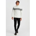 thumbnail image 1 of Leif Nelson Men's Turtleneck Sweater With Norwegian Pattern - Blue, 1 of 10