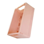 MOKKHNB Multi-Function Pink Plastic Basket for Desk and Household Sundries Storage