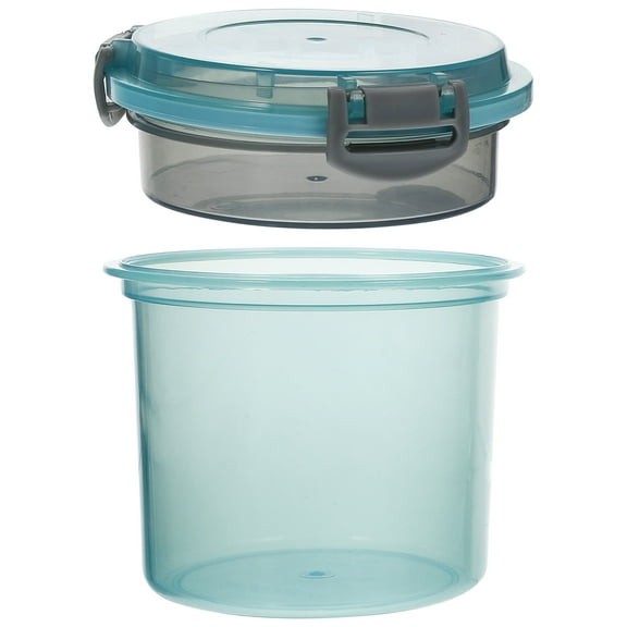 TABLZONE Oatmeal Cup Set with Airtight Plastic PP Containers for Kitchen Pantry Storage and Breakfast Organization