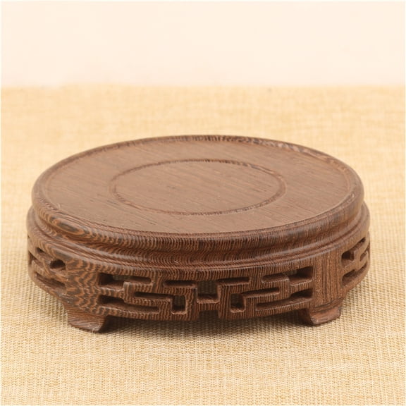 Leifggao Wooden Vintage Display Shelf Rack Organizer Stand for Small Teacups Home Decor and Storage