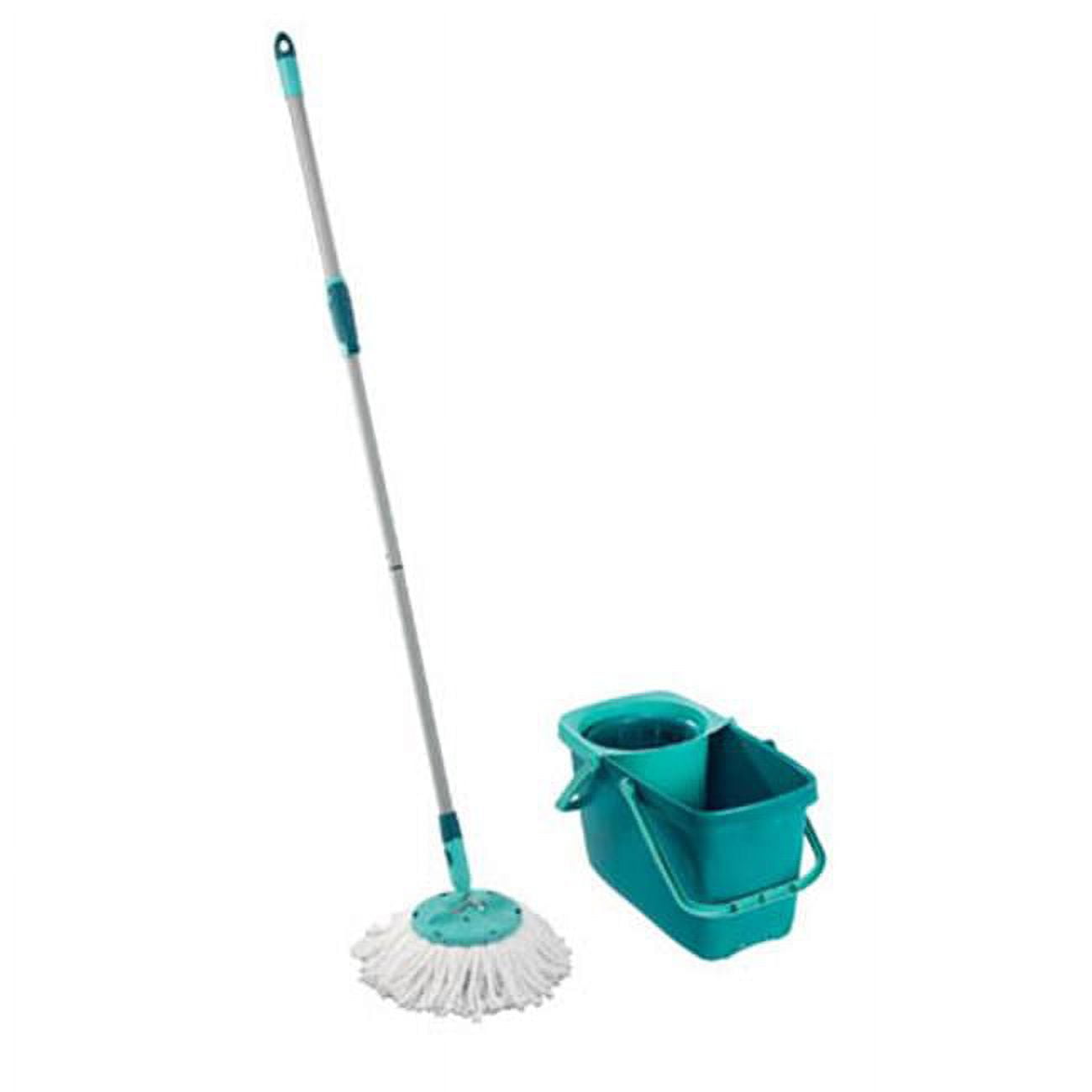 Household Essentials Leifheit Clean Twist XL Rectangle Mop and Sweeper Set  - Silver - Bed Bath & Beyond - 11367886