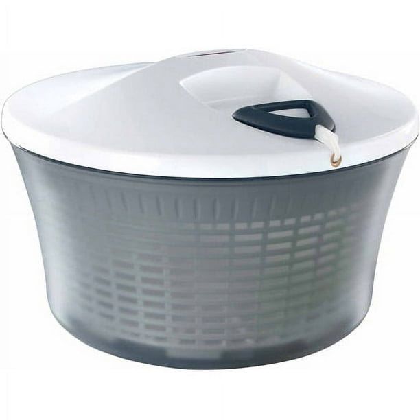 Leifheit Drawstring Large Salad Spinner, White