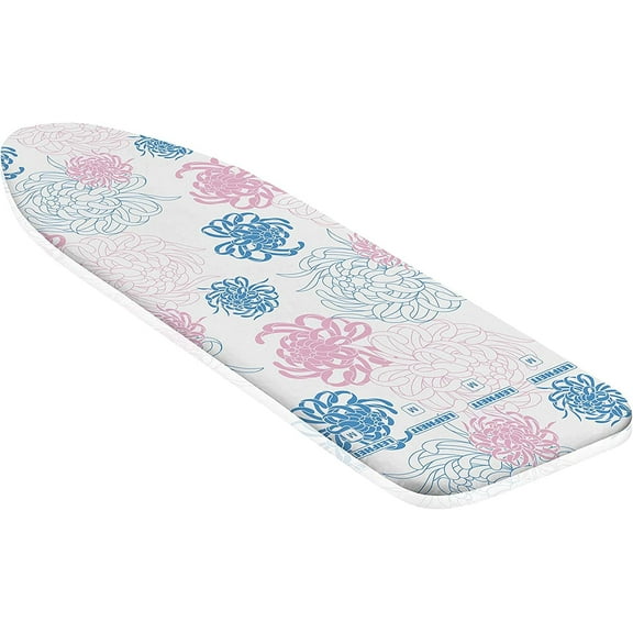 Leifheit Ironing Board Cover Cotton Classic M, 3 mm Padded Cover for Ironing Board, Ironing Boa
