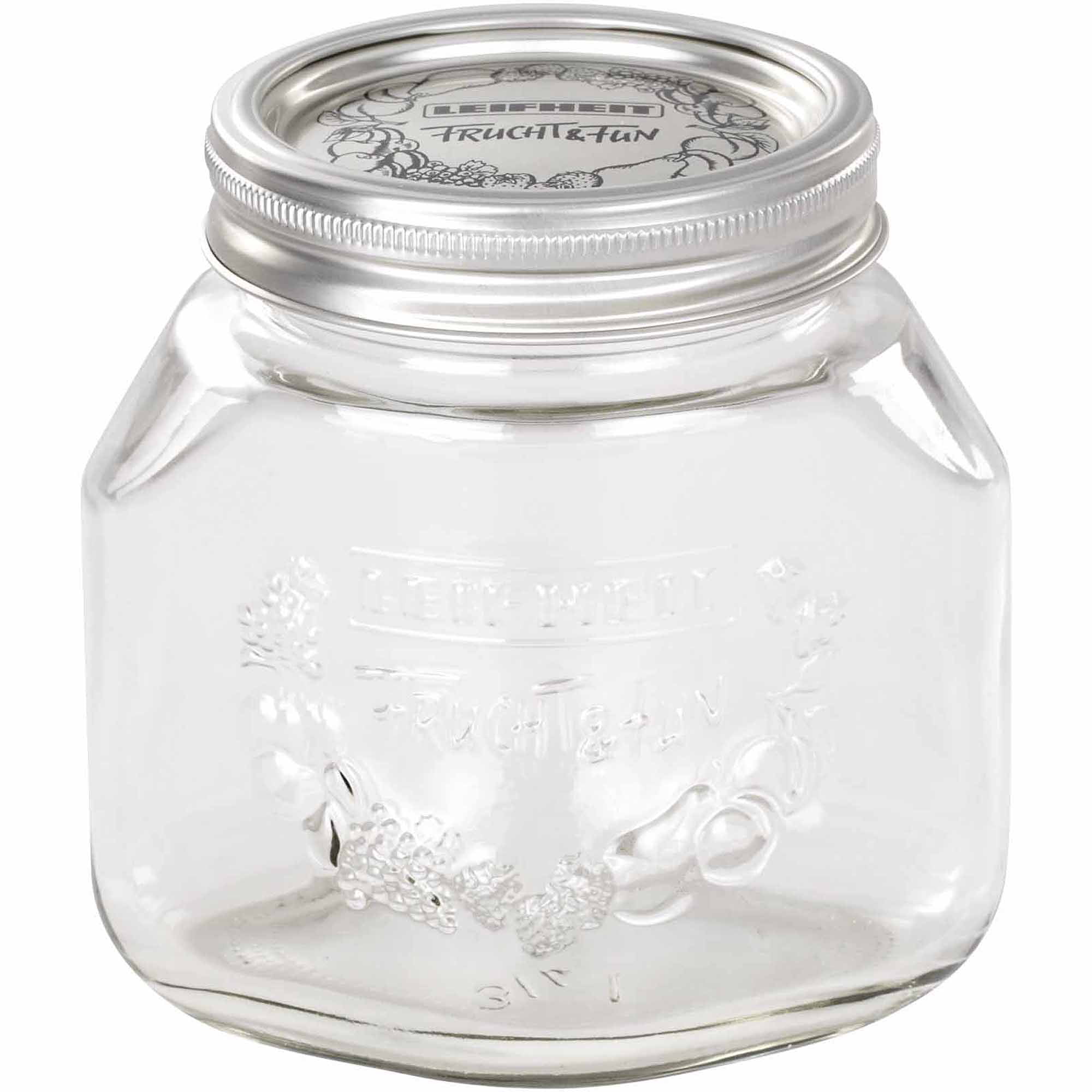 Wide Mouth Mason Jar with Lids 33 ¾ Oz, Clear Glass Canning Jar for  Kitchen, Pickles, Spices, Food Storage, Pickle, Yogurt, Large Tall Big  Decorative Healthy Glass Kitchenware 1 Pcs 
