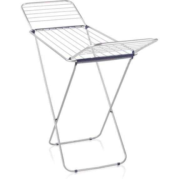 Leifheit Plastic and Aluminum Clothes Drying Rack, White