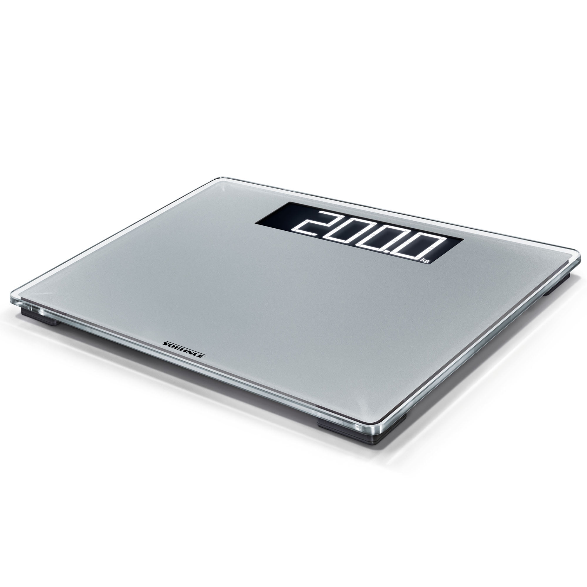Leifheit Soehnle Sense Comfort 600 Digital Scale, 440 LB/200 KG, LCD, Measures in LB, KG, Stones