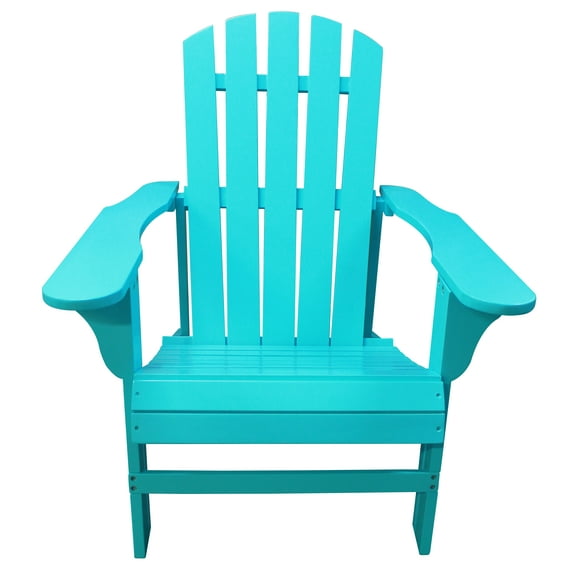 Leigh Country Acacia Hardwood Adirondack Chairs, Turquoise