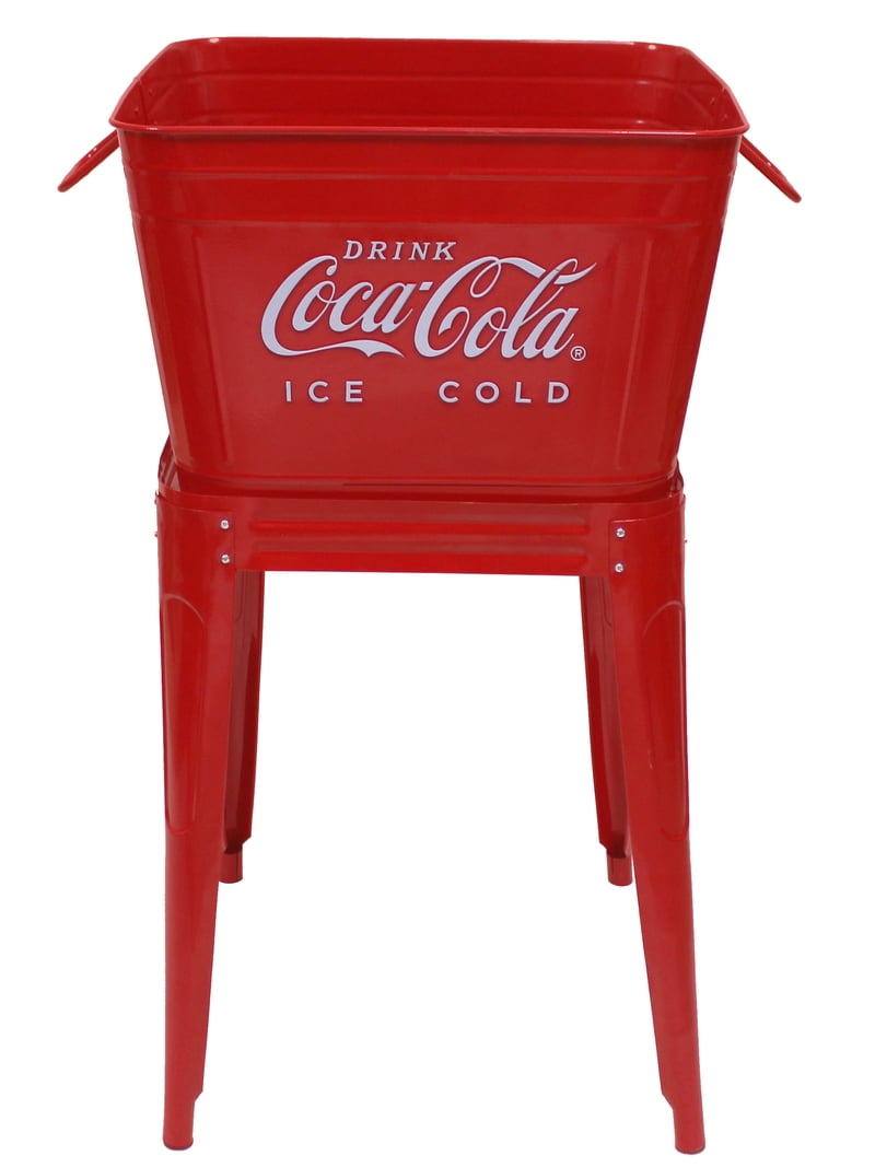 Leigh Country CP 98092 Red 42 Qt. Steel Coca-Cola Wash Tub With