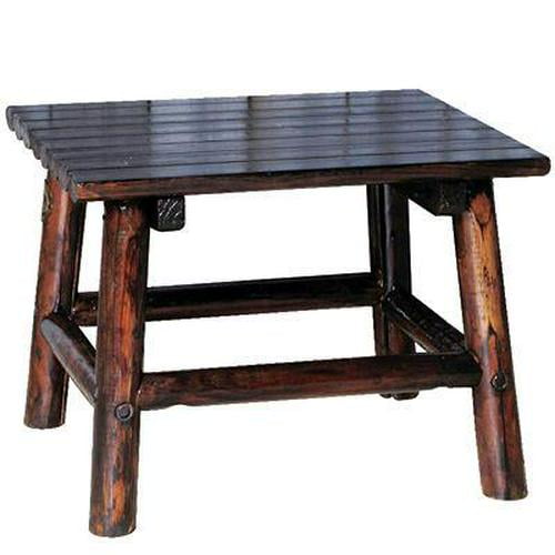 Leigh Country CharLog Patio End Table