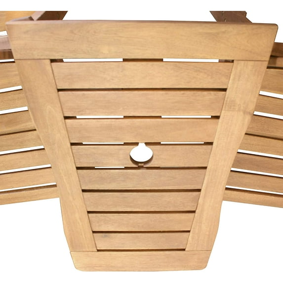 Leigh Country Connecting Tray for Tall Wood Adirondack Chairs - Natural